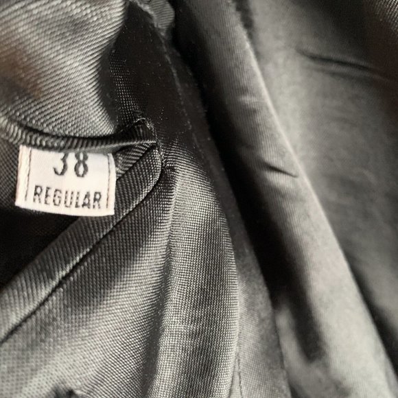 JoS. A Bank Executive Collection Blazer Jacket Mens 38 Gray Wool Single Breasted - Picture 8 of 12